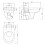 Melbourne Wall Hung Toilet Pack With Wall Frame & Chrome Flush Plate 3