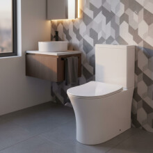 Elba Rimless Fully Back to Wall Toilet & Soft Close Seat
