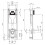 Melbourne Wall Hung Toilet Pack With Wall Frame & Chrome Flush Plate 4