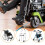 6 Inch TPE Rubber Solid Wheel - 75KG Load, Non-Slip Hand Cart Replacement 6