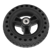 Rueda sólida de goma TPE de 6 pulgadas 75 kg negra