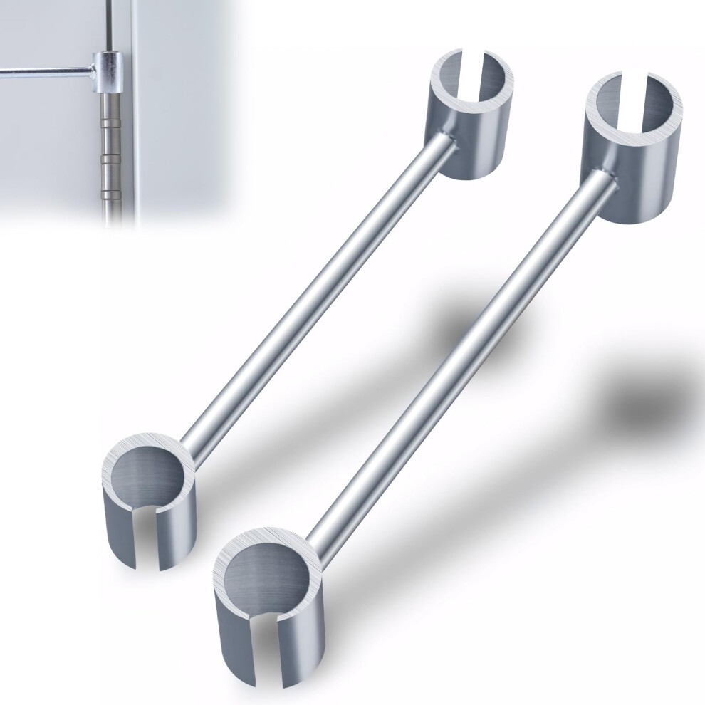 Door Hinge Adjustment Tool Set 2Pcs Stainless Steel Multisize Alignment Wrench For Residential And Commercial Use 9771547212379