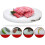 Round Plastic Cutting Board with Handle, NonSlip Surface, Easy Clean, Stain Resistant Kitchen Tool 3