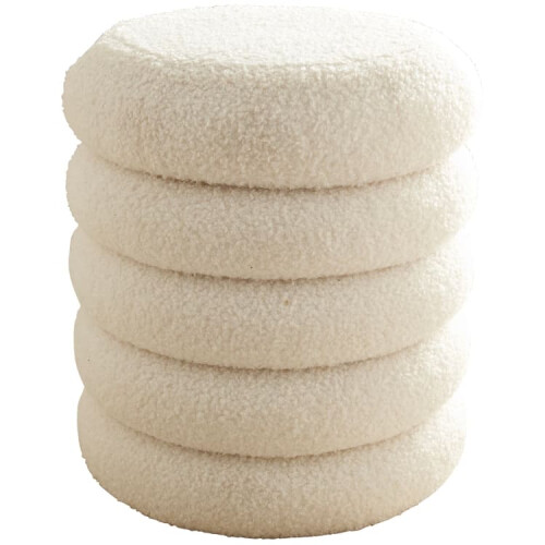 Lowen Teddy Storage Stool elevates your home-White