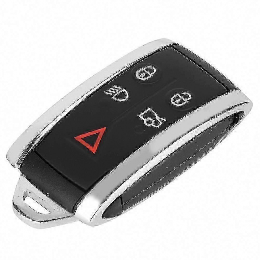 Compatible With Jaguar Xf 2009-2012 5-Button Remote Key Fob Shell Case Replacement 4928541148622