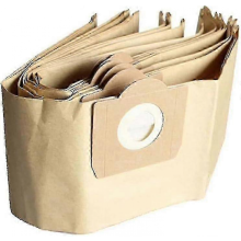 Compatible avec l'aspirateur Karcher WD3 Premium : lot de 5 sacs droits 25-26.