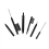 8pcs Hearing Aid Cleaning Kit Brush Vent Cleaner Wire Magne Wax Loop Tools Set 4