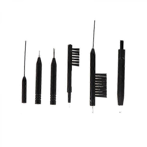 8pcs Hearing Aid Cleaning Kit Brush Vent Cleaner Wire Magne Wax Loop Tools Set 2