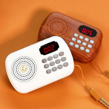 (Witte) Muziekdoos met kaartlezer voor ouderen. Eenvoudige bediening en helder geluid voor ontspannende momenten. Wit
