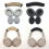USB-datakabel, Android-datakabel, 2 meter, 2 stuks, nylon gevlochten USB-datakabel 2