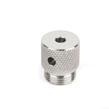 Drill Guide Sleeve M20 Thread Stainless Steel for Wood and Metal with Depth Limiter 6mm14mm