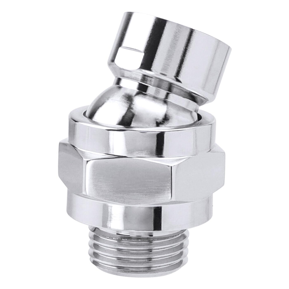 Universal G1/2 Shower Head Adapter Adjustable Swivel Ball Joint Flow Leakproof Connector 9771547212942