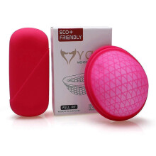 (L, Red) Reusable Menstrual Disc,menstrual Cup,soft Period Disc For Women Designed With Flexible,silicone Period Cup Tw