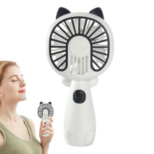 Portable Handheld Fan USB Rechargeable Mini Quiet  Cooling Compact Ergonomic Travel Use