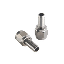 Stainless Steel Homebrew Keg Fittings Set, Beer Keg Swivel Nuts 1/4' and 5/16' Barb Connectors