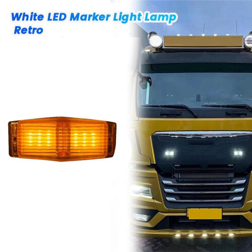 Front Grill Light LED  Lamp for     Truck Lorry Front Double Burner Indicator Lights A 1