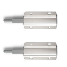 Magnetic Push Latch for Cabinets Touch to Open Handle Door Catch Durable Alloy Silver Gold