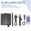1200mAh Solar Panel Control Box Kits Lithium Battery Panel for 3.7V 24V LED String Strip Lamp  Charging 6