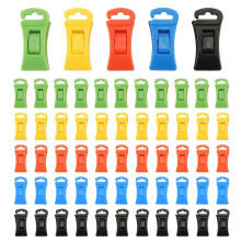 60 Sock Clips for Washing Machine and Dryer, Sock Clips with Hooks,Sock Holder Washing Machine, Directly Into the Drawer