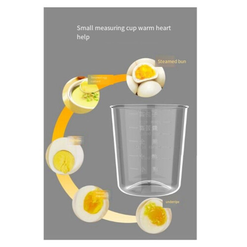 Electric Egg Cooker Double-Layer Multi-Function Egg Cooker Corn Milk Quick Breakfast Egg Steamer -US Plug 2
