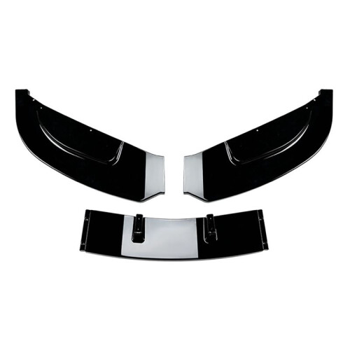 Car Front Bumper Splitter Lip Diffuser Spoiler Cover Guard for - C-Class W204 2011-2014 Gloss Black
