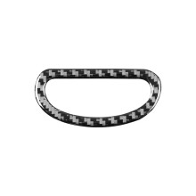 For 500L 2014-2017 Soft Carbon Fiber Car Central Console Button Panel Cover Trim Interior Accessories