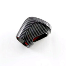 FöR Yaris Ativ/Vios 2023 2024 Car Central Control Gear Shift Knop Cover Trim TillbehöR ABS Kolfiber