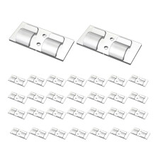 Haken voor Lichtslingers voor Buiten, 30 Stuks Heldere Lichtclips, Zware Lichthaken voor Lichtslingers voor Binnen en Buiten