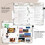 Caderno Week Planner 2024 com Capa de PU, Capa Dura MéDia (A5), 5,9 X 8,4 Polegadas Azul 3