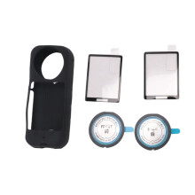 For X3 Camera Protective Accessories, Sticky Lens Guard Set Silicone Case Screen Tempered Glass Film Protector