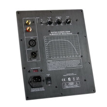 220V HIFI Mono 350W Subwoofer de Alta Resistencia Placa Amplificadora Activa Digital Sistema de Audio DoméStico de Graves Puros Enchufe Europeo