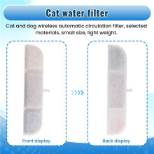 6 Filtros de CarvãO Ativado para Fonte de ÁGua para Gatos WFP6 Filtros de SubstituiçãO para Bebedouro AutomáTico para Animais de EstimaçãO