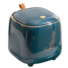 Poubelle de Comptoir, Poubelle avec Couvercle de Type Presse, Distributeur de Poubelle de 0,5 Gallon/1,5 Litre, Vert