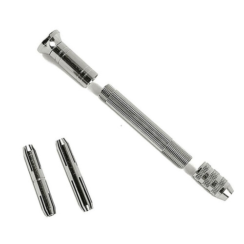 11Pcs Hand Twist Drill Set 0.5-2.0mm Woodworking Hand Punch Tool Hardware Clock Maintenance Kit 2