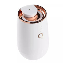 Waterless Essential Oil Aromatherapy Diffuser Office Desktop Portable Electric for Spa Home Car Spray Timing White