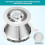 Stainless Coffee Filter Reusable Double Layer Filters Funnel Coffee Dripper Filter Cup Durable Coffee Tools 2-4 Cups 4