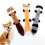 Brinquedos para CãEs de 18 Polegadas Sem Recheio, Brinquedo para Cachorro Que Faz Barulho, Brinquedos Interativos para Mastigar para Cachorros e 2