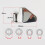 Bread Maker Paddle Stainless Steel Replacement for Efficient Dough Mixing, Fits Bread Machine 5
