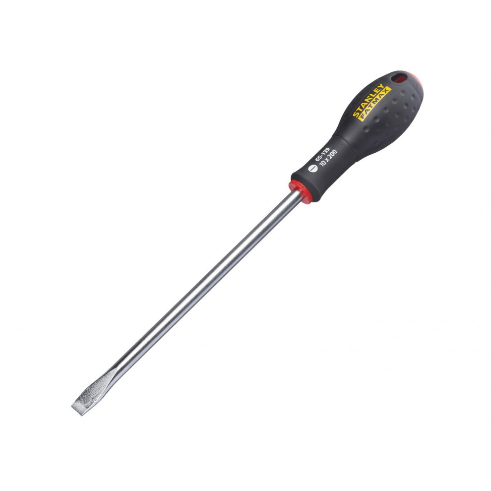 Stanley Hand Tools Fatmax Screwdriver, Flared Slotted 5063750543338