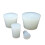 White Silicone Wine Stopper Solid Plug for Fermentation Barrel Home Brewing 37x28x30mm 1