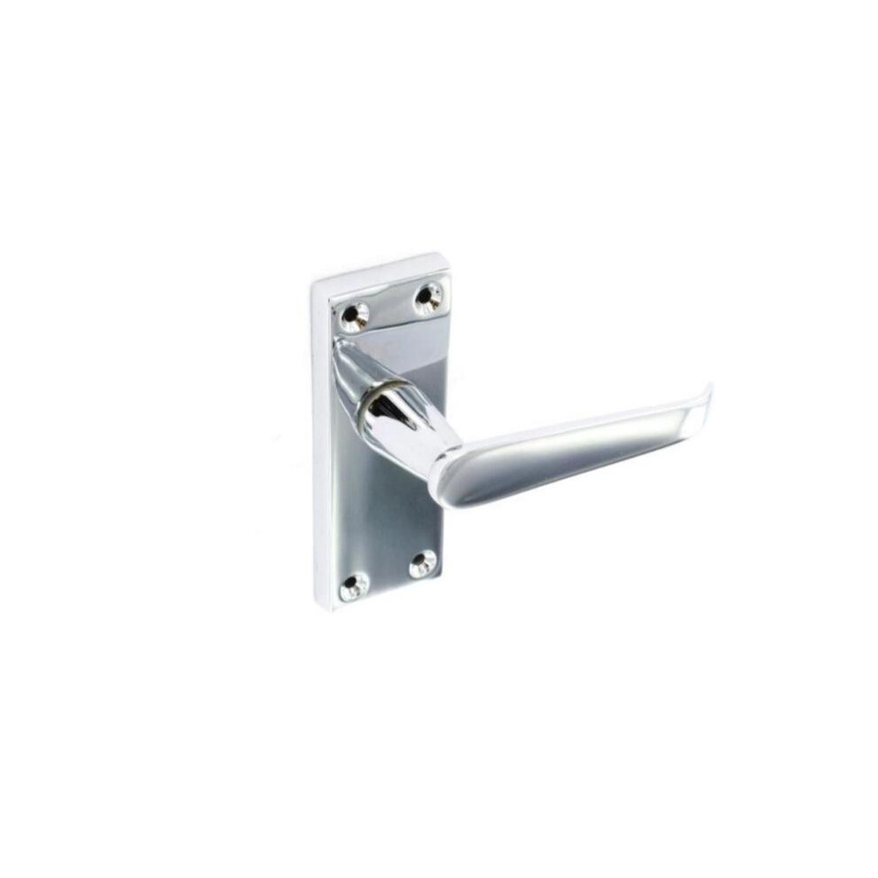 Securit Chrome Latch Handles (Pack Of 2) 5063107620439