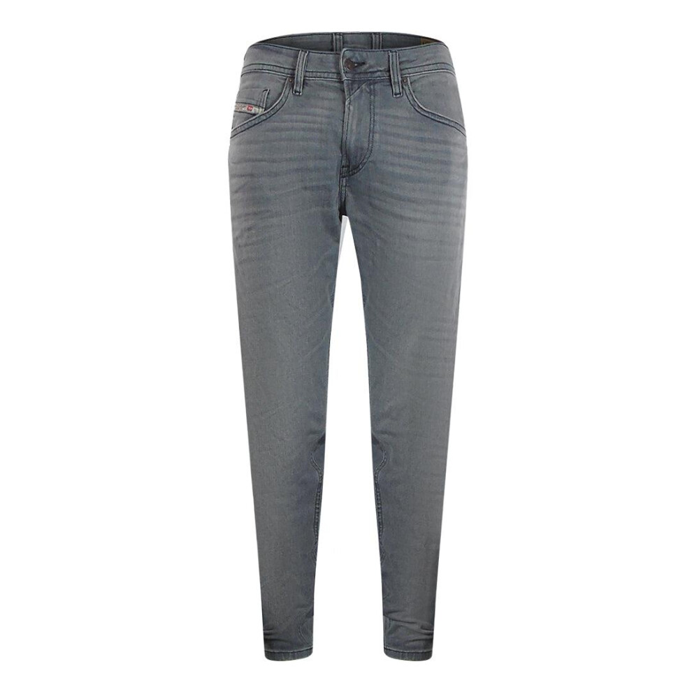 Diesel (30R, Light Denim) Mens Thommer-R Jeans Grey