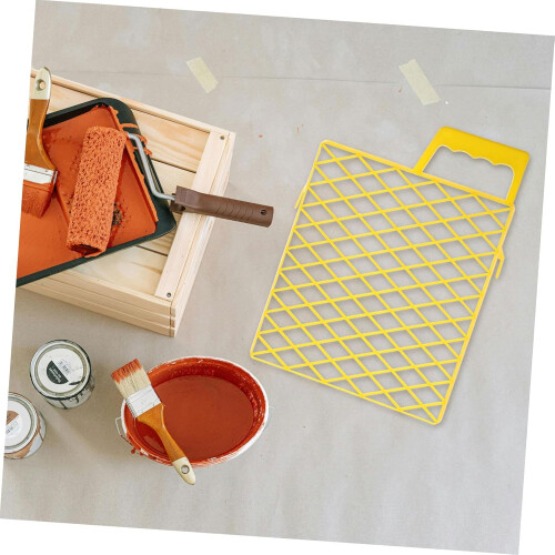 Paint Roller Grid Plastic Tray Screen Insert for Buckets Even Paint Distribution Easy Clean 2