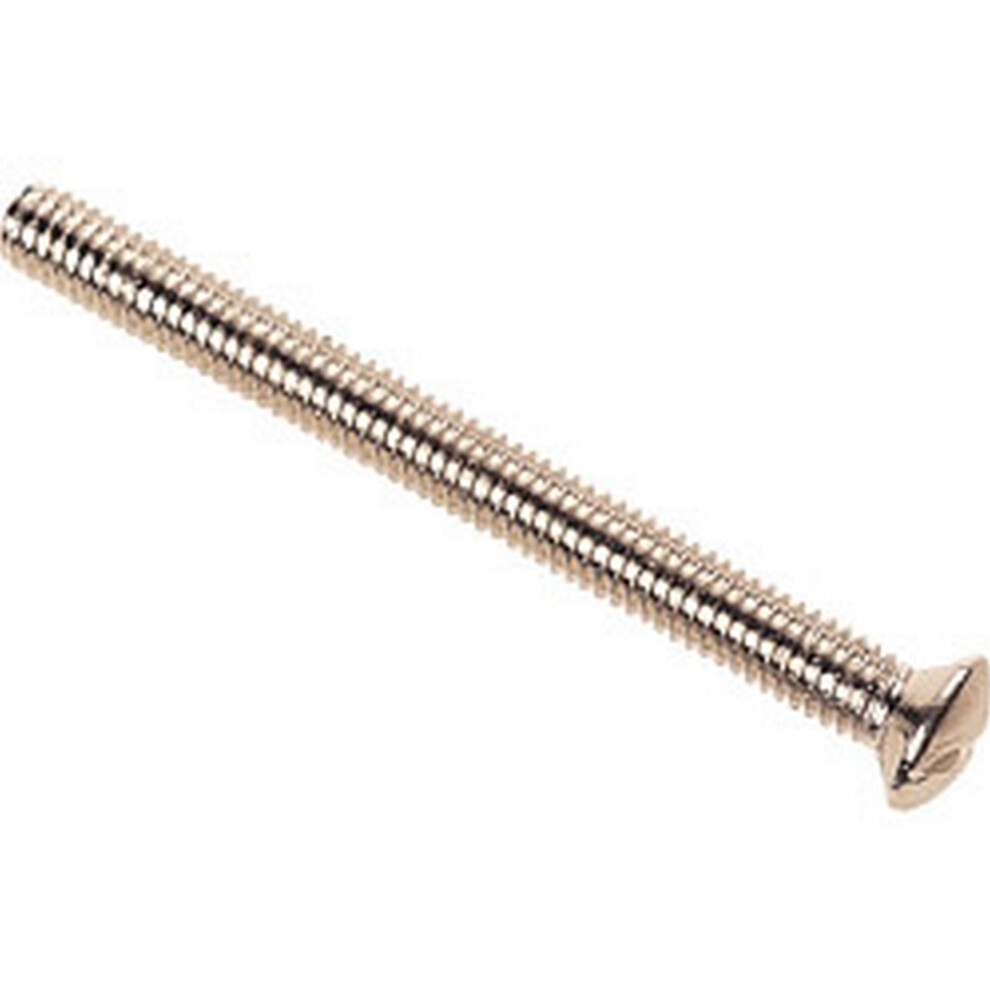 B&Q - Flat Head Screws (Pack Of 2) Silver (50mm) - Image 2