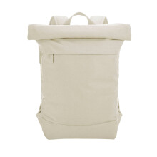 (One Size, Beige) Bagbase Simplicity Roll Top 15L Backpack
