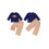 (6-7 Years, Dark Blue) Conjunto de 2 calça xadrez. 2