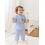 (5-6 Years, Sky Blue) Set de 2 în carouri. 5