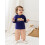 (5-6 Years, Dark Blue) Conjunto de 2 calça xadrez. 3