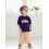 (5-6 Years, Dark Blue) Conjunto de 2 calça xadrez. 5