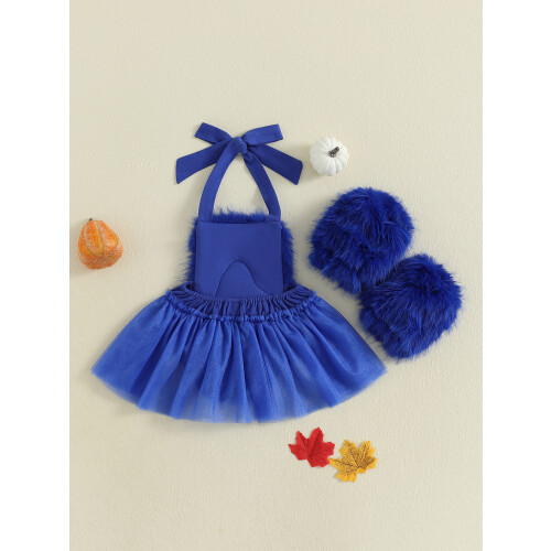 (12-18 Months, Blue) Tutina per neonata per Halloween. 2